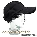 ダメージキャスケットBIGWATCH 　ブラック　ＣＡ-01　【大きいサイズ】【帽子】【ダメージ】【ルーズ】【ニット帽】
