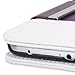 Fosmon Caddy Series Leather Wallet Case for Samsung Galaxy S4 IV / I9500 (White - Purple - Black)