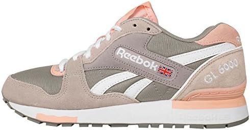 Reebok Men's GL 6000 Athletic , RGREY/STEEL/CORAL/WHITE, 5 M US