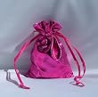 3x4 Metallic Lame Wedding Favor Gift Bags/Pouches - Hot Pink (10 Bags)