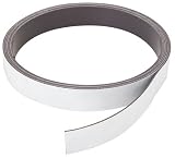1/16 x 1/2 (T x W), With adhesive backing, 100 foot strip, High Energy Flexible Magnetic Material, Magnet (100 Feet)