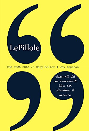 LePillole - Una cosa sola (Italian Edition)