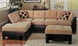 W Microfiber / Bycast Leather Sofa Set # A5755