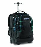JanSport Driver 8 - Sac &agrave; dos trolley - Black/blue streak perry plaid - 53 x 35 x 25 cm - 36 l