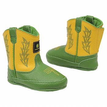 <br />John Deere Kids 192 Boot (Infant/Toddler),Green/Yellow,0 M US Infant