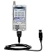 Classic Straight USB Cable for the Handspring Treo 650 with Power Hot Sync and Charge capabilities - Gomadic Brand w/ TipExchange Technology