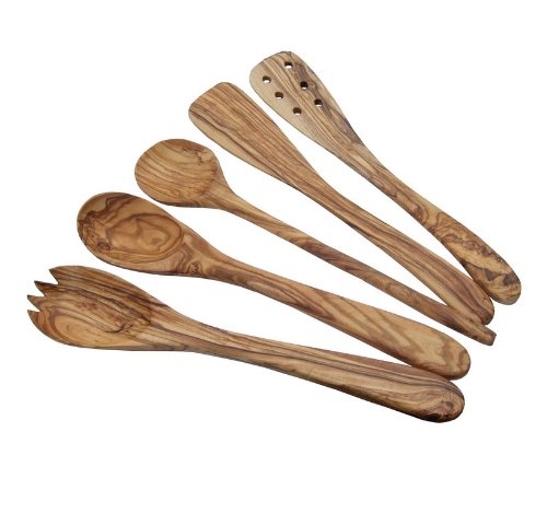 Naturally Med Set 5 Pfannenwender / Salatbesteck 
