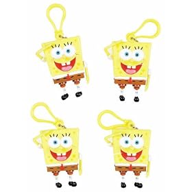 SpongeBob Backpack Clips (4 count)