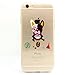 iPhone 6 Case, iPhone 6s Case, JAHOLAN Amusing Whimsical Designs Clear TPU Soft Case Rubber Silicone Skin Cover for Normal 4.7 inches iPhone 6/6s - Monotroch Puppy