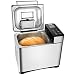 KBS Bread Machine, Automatic 2LB Convection Bread Maker with Nut Dispenser, High-End Version 17 Menus with Gluten Free, Large LCD Display Touch Screen, Unique Ceramic Pan, Stainless Steel