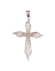 CleverEves 14K White Gold Cross Pendant 5.7 - Gram(s)