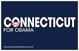 Barack Obama - (Connecticut for Obama) Campaign Poster 17 x 11