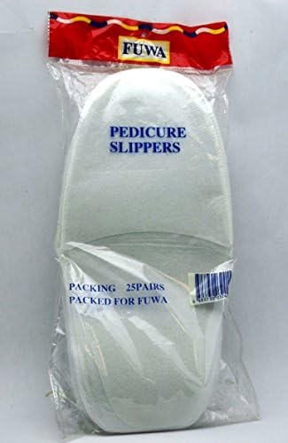Fuwa - Disposable Pedicure Slippers Salon Spa Slippers (25 Pairs)