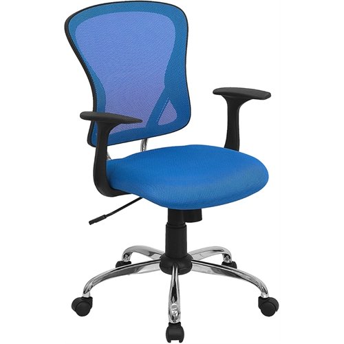 Flash Furniture Blue Mesh Executive Office Chair