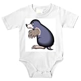 Onesie with wild, smiling, mole, animal