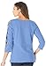Roamans Women's Plus Size 3/4 Sleeve Runway Tee
