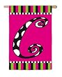 Twirly Curly Monogram Flags