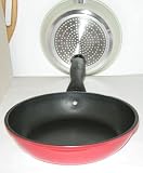 Frying pan 20cm dia 20cm Handle 5cm deep Carbon steel Nonstick  Scratch Proof  Guaranteed quality