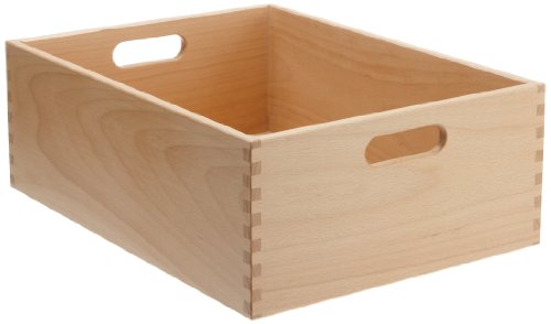 Zeller 13308 Allzweckkiste. Buche lackiert 40 x 30 x 15 cm