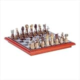 African Animal Chess Set