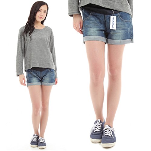 Best of Luck マタニティ ショートパンツ デニム