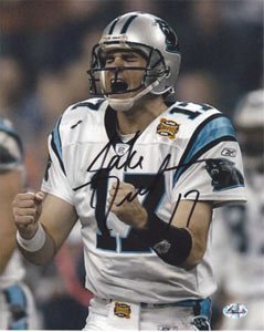 Jake Delhomme Signed Panthers 8x10 Photo