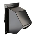 Broan 843BL Wall Cap Black for 6