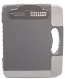Officemate  Portable Clipboard Storage Case with Calculator, Charcoal (83302)