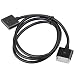 Dock Connector Extender Extension Cable for Apple iPad iPhone iPod (Black)