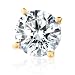 18k Yellow Gold, Round, Diamond 4-Prong Stud Earrings (1/2 cttw, H-I Color, SI1-SI2 Clarity) 18k Yellow Gold, Round, Diamond 4-Prong Stud Earrings (1/2 cttw, H-I Color, SI1-SI2 Clarity)