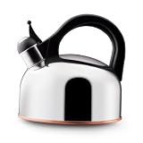 Paula Deen 51472 Stainless-Steel 2-Quart Teakettle with Copper Bottom