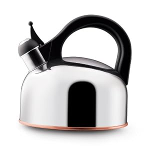 Paula Deen 51472 Stainless-Steel 2-Quart Teakettle with Copper Bottom