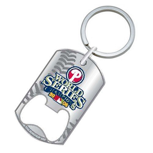 Buy Philadelphia Phillies 2008 World Series Champions Dog Tag Bottle Opener by Football Fanatics