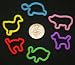 RARE! Pets Animals Finger Rings Mini Rubber Bands Gifts 12 Pack - Magic Bandz
