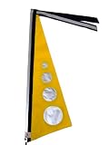 Sunrise Yellow - bicycle safety flag - Medium