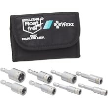 Wera Nut Setter Series 3869/8 Stainless Bit Set, Nut Setter Set