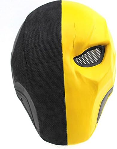 Crazystone's Full Face Glass Fiber Reinforced Plastics(FRP) Protective Skull Mask for Airsoft Party Costume M0891