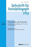 Produkt-Bild: Theoretiker als Forscher: Zum Umgang sozialp&auml;dagogischer Forschung mit ihren Theorien. 1. Beiheft zur &raquo;Zeitschrift f&uuml;r Sozialp&auml;dagogik&laquo;