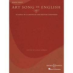 Art Song in English - 50 Songs by 21 American and British Composers: High Voice