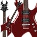 Warlock One w/ Widow Headstock Electric Guitar (Metallic Red)