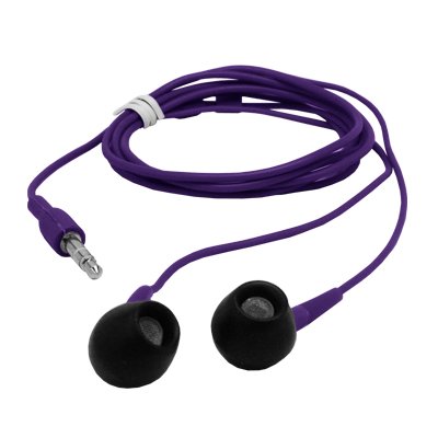 41nCRrU08cL Premium Purple Universal Stereo 3.5mm Headset (for Most Cell Phones, MP3 Players, iPhone 3G, iPhone 4, Computers, Laptops, etc...)