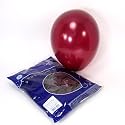 Premium-Ballon: Luftballon, 75 - 85 cm, metallic, 100er-Pack, Farbe:burgund / burgundy / bordeaux