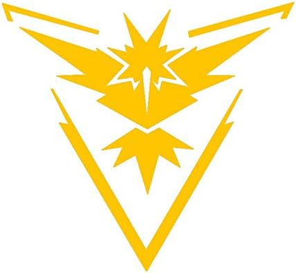 Team Instinct Yellow Pokemon Go Inspired Vinyl Decal Sticker