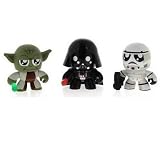 Star Wars 2010 Exclusive Mini Mighty Muggs Vinyl Figure 3Pack #2 Yoda, Darth Vader StormtrooperIMAGE