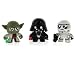 Star Wars 2010 Exclusive Mini Mighty Muggs Vinyl Figure 3Pack #2 Yoda, Darth Vader Stormtrooper_s-1
