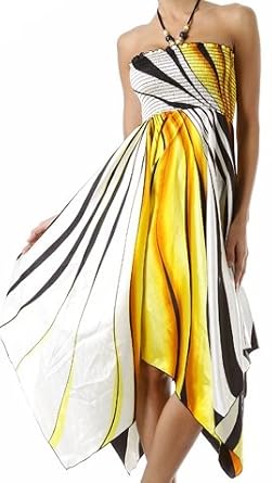 Women Asymmetrical Hem Pleated Short Sleeveless Dress with Rose Design 