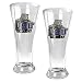 LSU Fighting Tigers 2pc 19oz Pilsner Glass Set NCAA College Athletics