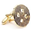 Gold Celtic Cross Cufflinks - Religious and Zen Formal Wear - Cufflinks