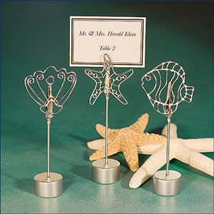 Click to buy Maine Wedding Venues: Ocean Theme Place Card Holder Favors from Amazon!