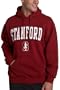 Stanford Cardinal Hoodie with Arch and Mascot